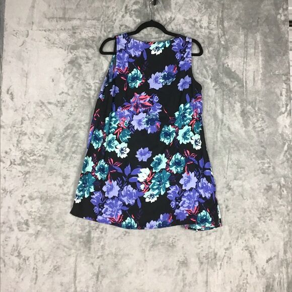 Jessica London Womens 12W Floral Sleeveless Tunic Top Multicolor Lightweight - Picture 4 of 10